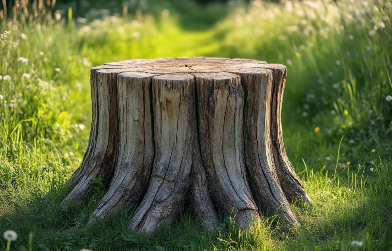 От старого пня не останется и следа: химический способ быстрого разложения древесины