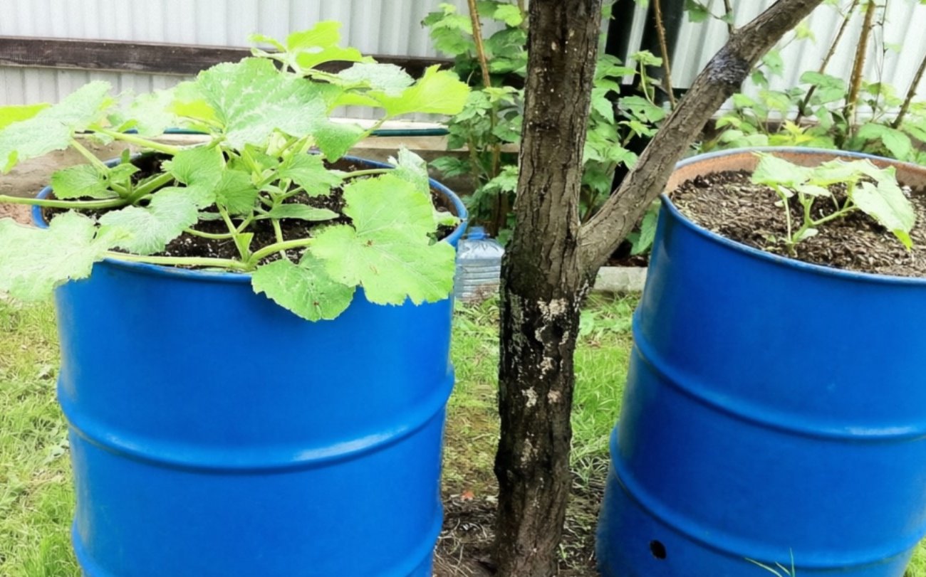 Посадила огурцы в бочку вместо грядки и не пожалела: урожай удивил, а места ушло в разы меньше