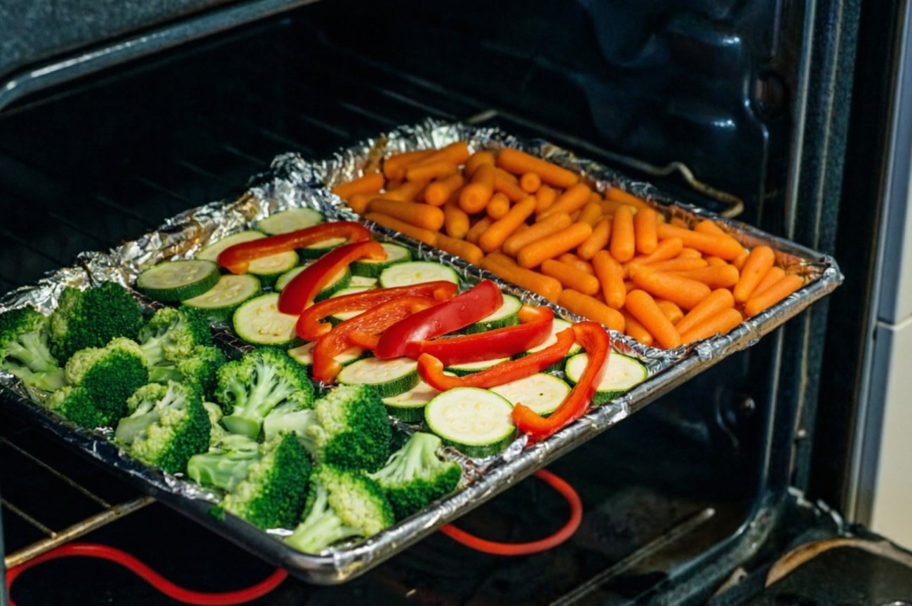 Как приготовить несколько блюд одновременно с помощью одного противня: лайфхак от опытных хозяек
