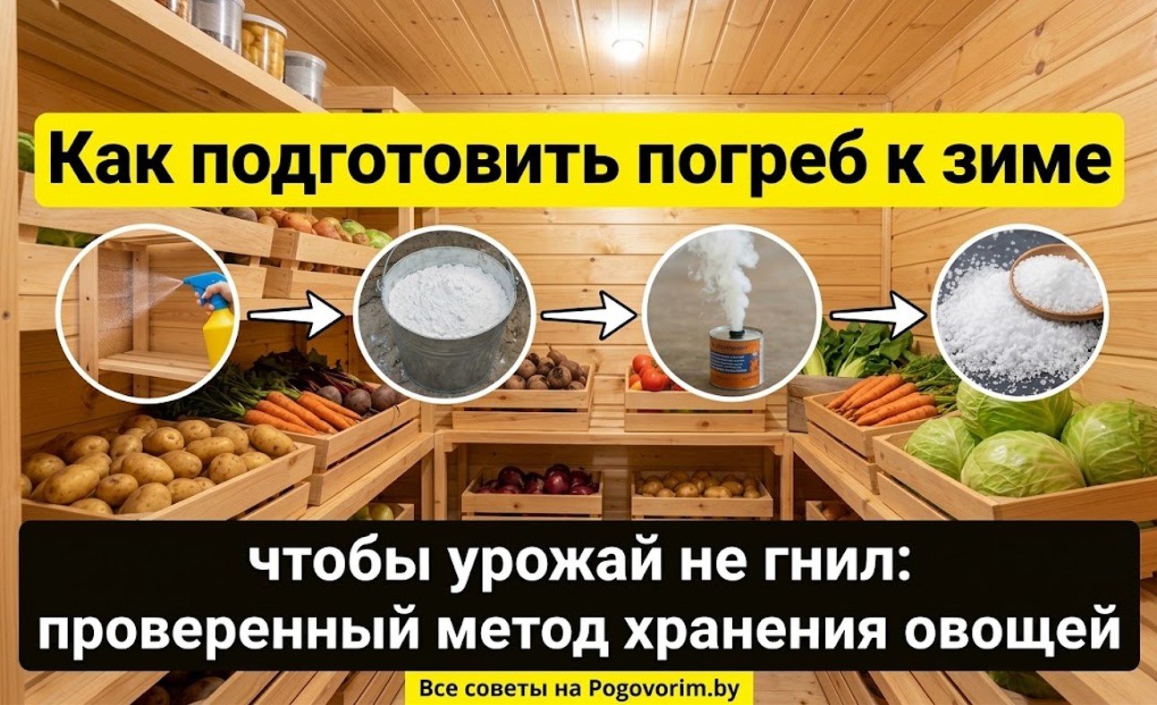 Как подготовить погреб к зиме, чтобы урожай не гнил: проверенный метод хранения овощей
