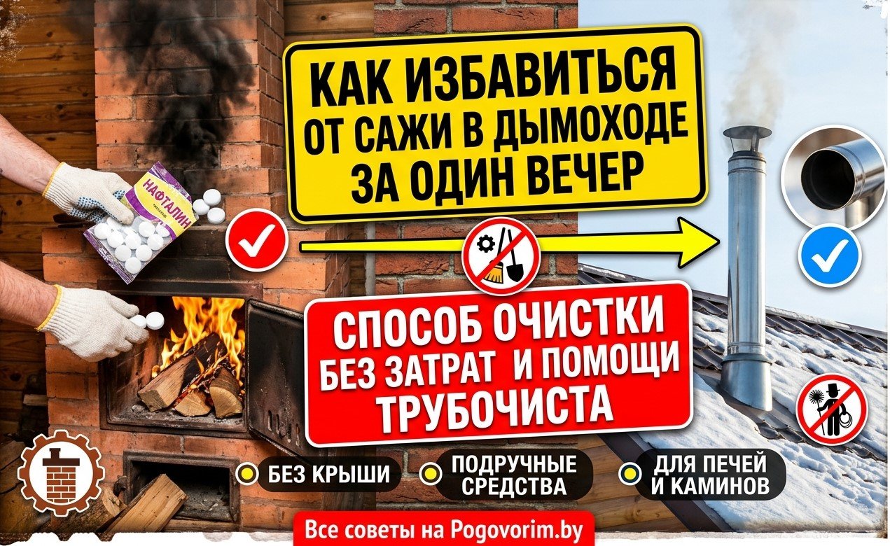Как избавиться от сажи в дымоходе за один вечер: способ очистки без затрат и помощи трубочиста