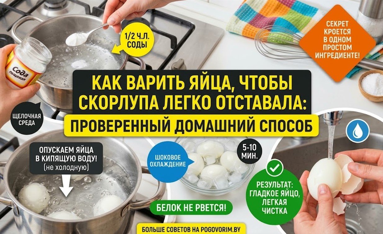 Как варить яйца, чтобы скорлупа легко отставала: проверенный домашний способ