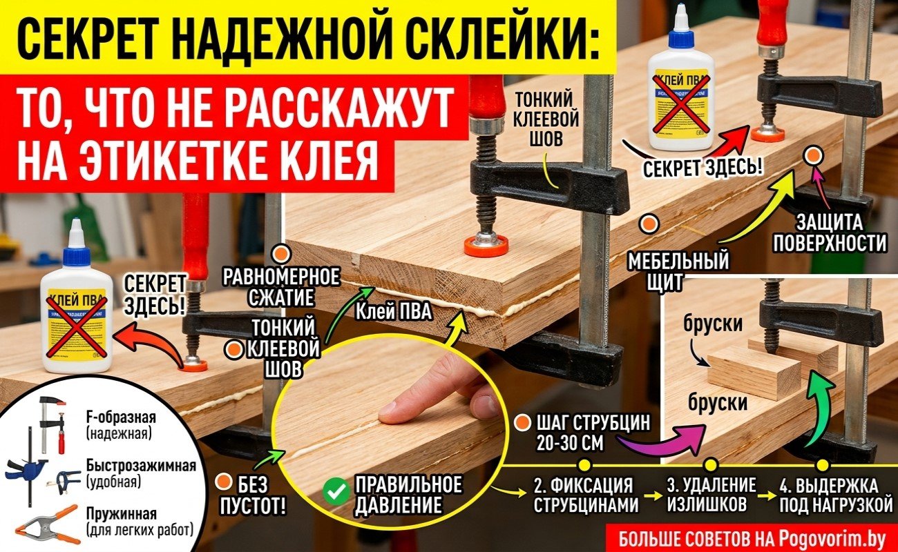 Секрет надежной склейки: то, что не расскажут на этикетке клея