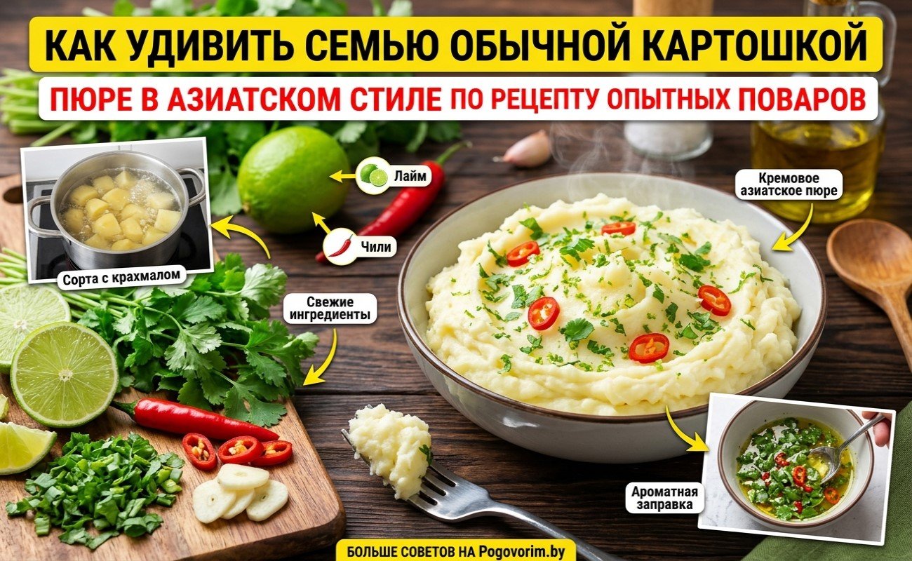 Как удивить семью обычной картошкой: пюре в азиатском стиле по рецепту опытных поваров
